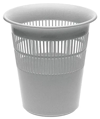 Zdjęcie produktu dla KEEEPER Papierkorb 31 cm Ø29 cm silber 5 Stück Verkaufseinheit 150167 4001515151955