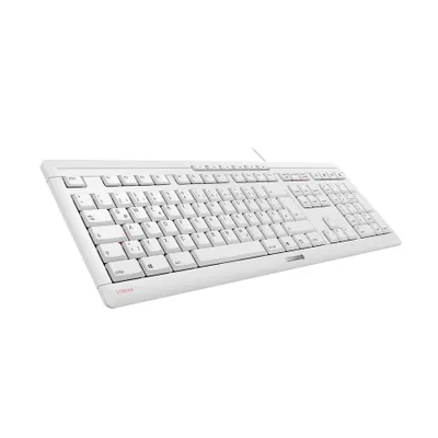 Produktbild von Contour Design STREAM, Volle Größe (100%), Kabelgebunden, USB, Mechanischer Switch, AZERTY, Weiß