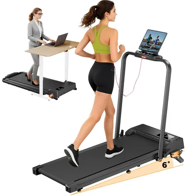 Produktbild von Klappbares Laufband bis 12 km/h walking jogging pad