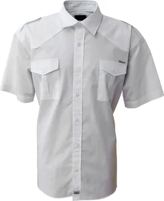 Produktbild von ROCK-IT Apparel Herren Kurzarm Hemd - 100% Baumwolle - Urban Style XX-Large Weiß