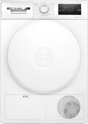 Image de Sèche-linge Pompe à Chaleur BOSCH SER4 WTH8300DFR, 8 kg, Blanc, , Tambour Inox 112L