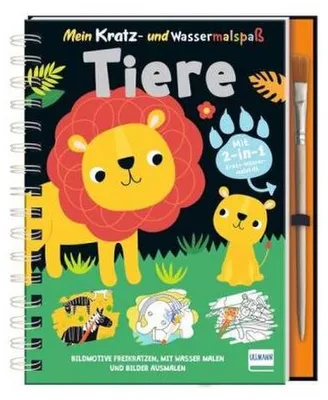 Image de Mon jeu de grattage et de peinture à l'eau - Animaux