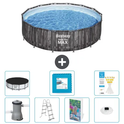 Produktbild von Bestway Steel Pro MAX Rund - 427x107 cm - 6-teilig S674