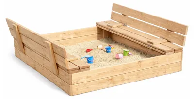 Produktbild von Aga Kinder Holzsandkasten 120x120 cm