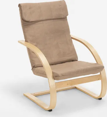 Image de Fauteuil relax Design nordique Fauteuil ergonomique Aarhus - Beige