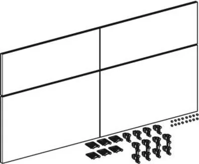 Produktbild von Geberit 245280001 Schubladenfront Set (4 St.) für iCon