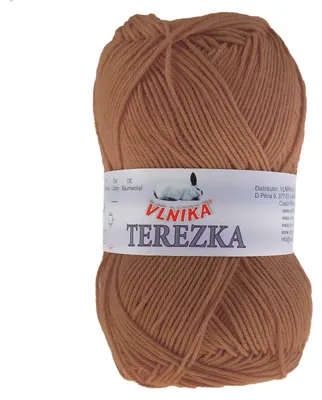 Strickgarn TEREZKA 100% Baumwolle, hellbraun