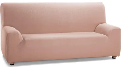 Produktbild von ECOMMERC3 Sofaüberwurf für 2-Sitzer, Lachsfarben, gepolstert, 2-Sitzer, rutschfe
