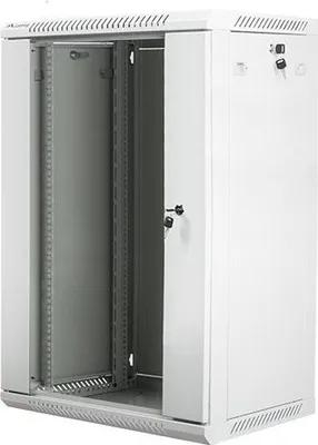 Produktbild von Lanberg WF01-6418-10S Rack 18U Wandmontiertes Regal Grau (WF01-6418-10S)