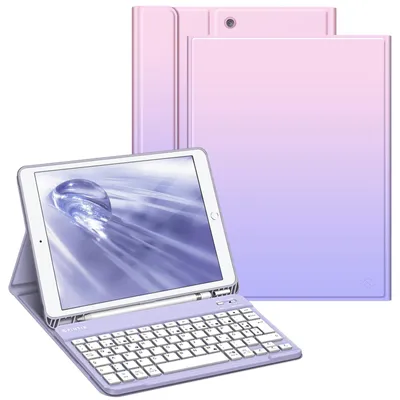 Obrázek produktu pro Obal na klávesnici pro modely 9, 8, 7, generace 2021, 2020, 2019, design "Fantacy Ombre"