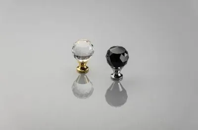 Produktbild von GTV Crystal Palace C Glas Möbelknauf Gold 30mm