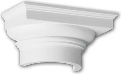 Produktbild von Profhome 415102 Halbsäulen Kapitell Fassadenstuck Säule Fassadenelement