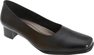 Produktbild von Comfort Plus Damen Pumps / Absatzschuhe, Leder DF484 (42 EUR) (Schwarz)