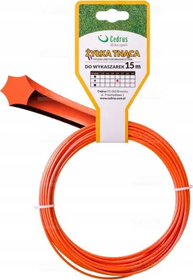 Obrázok produktu pre Rezacia linka 2,4/15 m k hviezda oranžová DBPLCEDCN01/24HOY