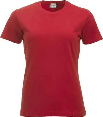 Produktbild von Damen T-Shirt Classic-T aus Rundstrick mit doppeltem Kragenbündchen und Elasthan