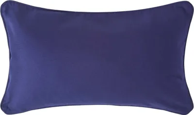 Produktbild von HOMESCAPES Dunkelblauer Kissenbezug aus Baumwolle, 30 x 50 cm