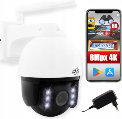 Produktbild von Ip Wifi 4K 8Mpx 8X Zoom, Sony, Bewegungserkennung, Ip66 50M Ir
