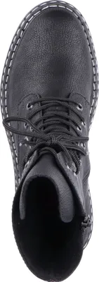 Produktbild von Rieker Damen Stiefelette Schnürboot Kurzstiefel Z5522, Größe:37 EU, Farbe:Schwarz