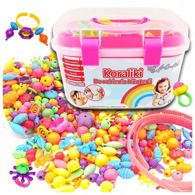 Obrázek produktu pro Mega sada korálků pro výrobu šperků pro děti