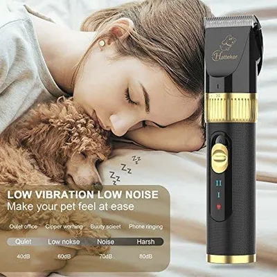 Image de Tondeuse pour chiens, double tête, tondeuse à poils pour chiens