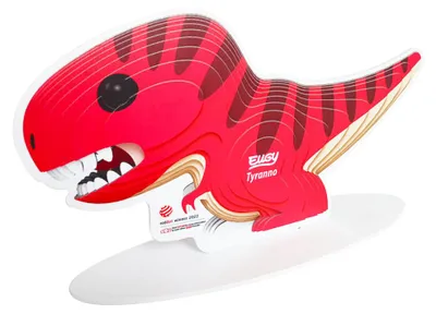 Produktbild von Eugy 3D Spielzeug Tyrannosaurus - bunte Dino Bastelset