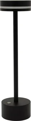 Produktbild von Luxus - Tischlampe Touch - Yvette - Schwarz - H31 x Ø9