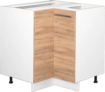 Produktbild von Eckunterschrank Vicco Fame-Line Goldkraft Eiche 80.5 cm ohne Arbeitsplatte, Model 38434
