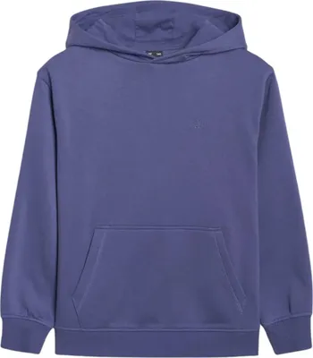 Produktbild von Oversize Sweatshirt mit Kapuze, Fronttasche und elastischen Bündchen aus French Terry