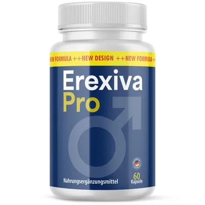 Produktbild von Erexiva Pro Kapseln | Für mehr Leidenschaft | mit L-Arginin, L-Citrullin & Maca | Inhalt 60 Kapseln