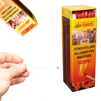 Produktbild von Anzündhilfe Anzündstäbchen Grillanzünder - 20 cm - 100 Stück - Naturprodukt