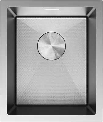 Produktbild von Mexen Trixo Spülbecken aus Stahl 1-Kammer 370 x 440 mm, Inox HC - 6412371000-01HC