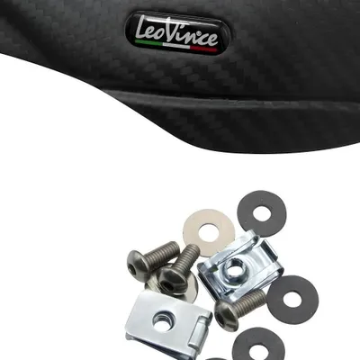 Immagine prodotto di Scudo termico LeoVince ricambio scarico copertura scarico, carbonio per LV-12