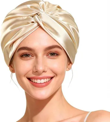 Produktbild von Schlafmütze aus Satin - Verstellbar und komfortabel für alle Haartypen