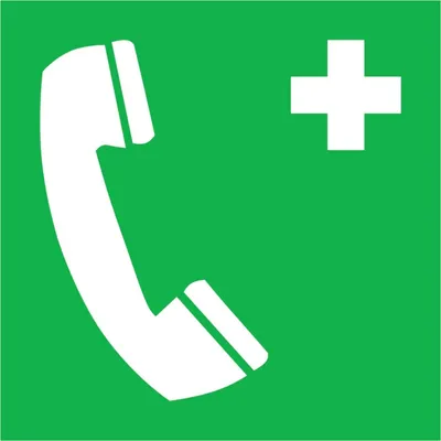 Produktbild von SafetyMarking Fluchtwegschild Folie B150xH150 mm Notruftelefon langnachleuchtend