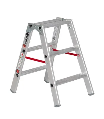 Produktbild von Euroline 20577 Stufenstehleiter 2x3 Stufen