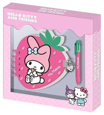 Productafbeelding van Karactermania My Melody dagboek + pen, 24x23x2,5 cm, roze, roze, one size
