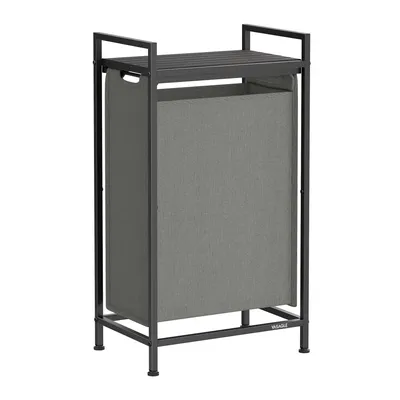 A product shot of a laundry basket.