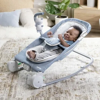 Produktbild von Ingenuity Babywippe Happy Belly Rock-to-Bounce Massage Multicolor
