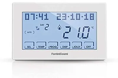 Chronothermostat mit Touchscreen, WiFi, 2,4 GHz, weiß
