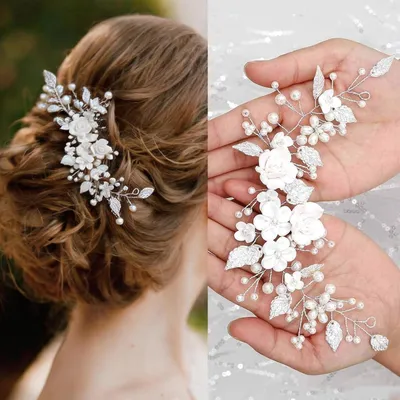 Produktbild von Silberne Kristall-Haarband – Elegantes Haaraccessoire für Bräute