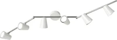 Produktbild von LED Spot Lampe Leuchte Deckenleuchte weiß chrom 6 Flammig Eglo 75225