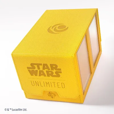 Productafbeelding van Star Wars Unlimited Dubbele Deckbox, geel – Premium deckbox