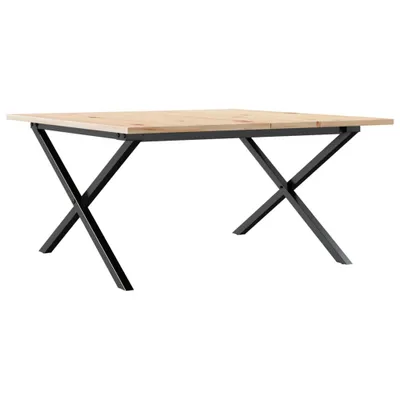 Zdjęcie produktu dla Stolik kawowy z nogami w kształcie litery X, 90x90x45 cm