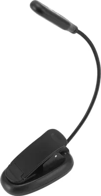 Image de Lampe à pince USB rechargeable Lampe à pince LED avec 3 sources lumineuses
