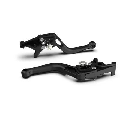 Produktbild von LSL Kupplungshebel BOW L75, kurz, schwarz perlgestrahlt/silber
