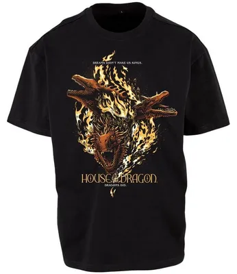 Produktbild von Game Of Thrones T-Shirt Uni House Of The Dragon - Dreams Didn't Make Us Kings schwarz M