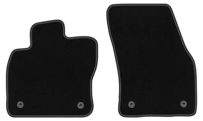 Immagine prodotto di Tappetini anteriori in moquette per Volkswagen Touran II 2016- (monovolume) – 2 pezzi, neri, su misura – Wielganizator BASIC