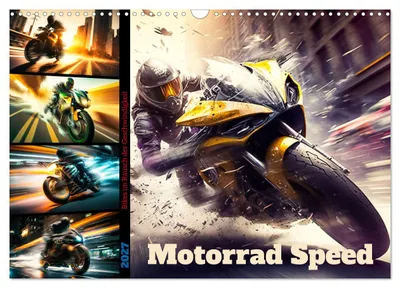 Produktbild von Motorrad Speed (Wandkalender 2027 DIN A3 quer), CALVENDO Monatskalender