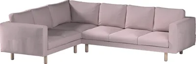 Produktbild von Dekoria Bezug für Norsborg 5-Sitzer Ecksofa, rosa, Norsborg 5-Sitzer Ecksofabezug