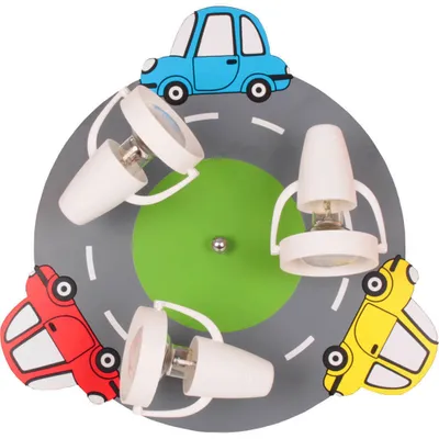 Image de Lampe pour enfants Plafonnier Voitures